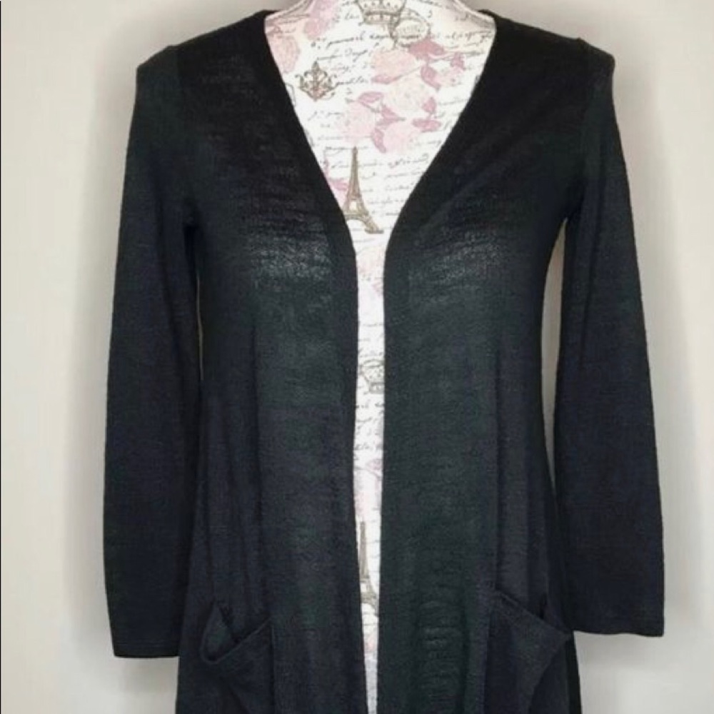 Lularoe Sarah cardigan M solid black